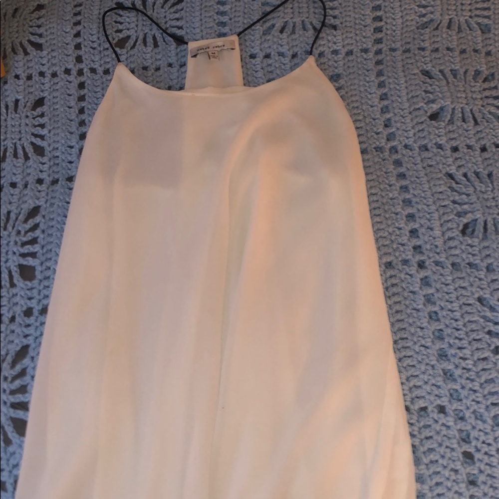 White Tank Top Blouse